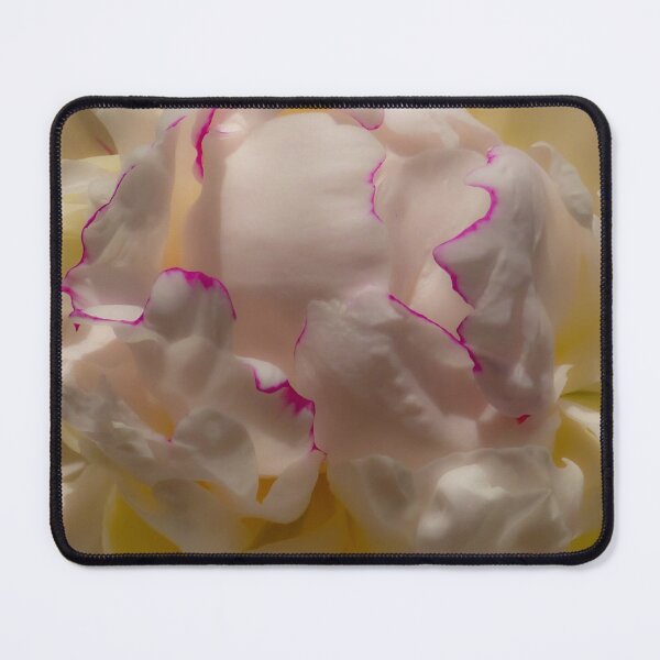 Item preview, Delicate Peony Petals with Soft Pink Edges – Elegant Macro Floral Photography designed and sold by MajikFlower.