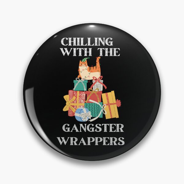 Item preview, Chilling With The Gangster Wrappers Christmas New Year Gift Ideas designed and sold by EYE ILLUSTRATE  GRAPHICS.