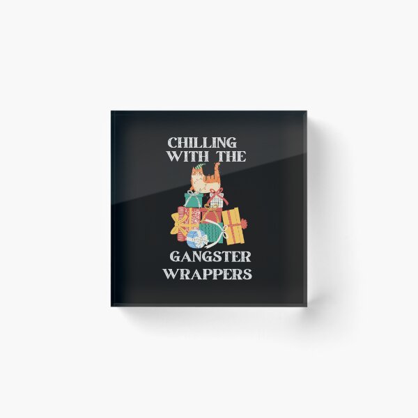 Item preview, Chilling With The Gangster Wrappers Christmas New Year Gift Ideas designed and sold by EYE ILLUSTRATE  GRAPHICS.