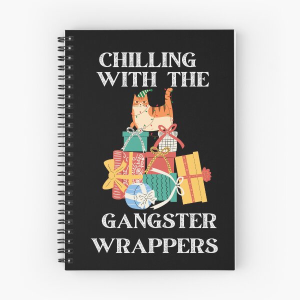 Item preview, Chilling With The Gangster Wrappers Christmas New Year Gift Ideas designed and sold by EYE ILLUSTRATE  GRAPHICS.