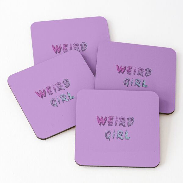Item preview, Funky Neon 'Weird Girl' Typography Design designed and sold by Collision19.