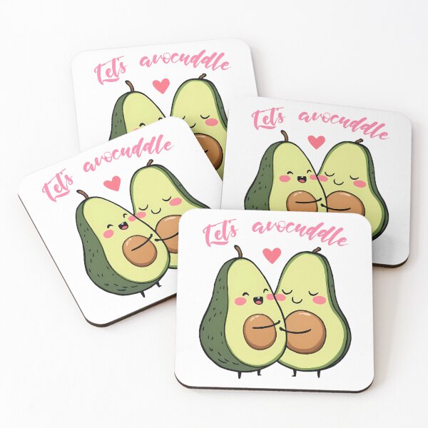 Item preview, Cute avocado. Let's avocuddle. designed and sold by nadyushka-art.