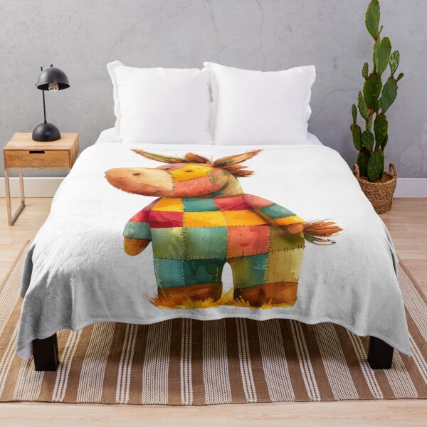 Item preview, Patchwork Colored Donkey designed and sold by LLdreams.