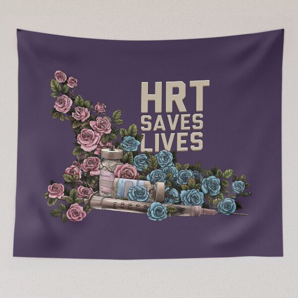Item preview, HRT Saves Lives designed and sold by Art by Veya.