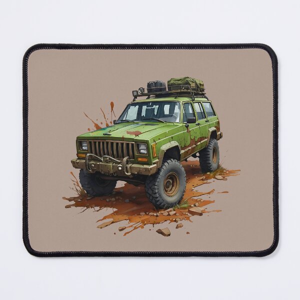 Item preview, OffRoad Adventure SUV truck 4x4 retro vintage design designed and sold by BorgSpareParts.