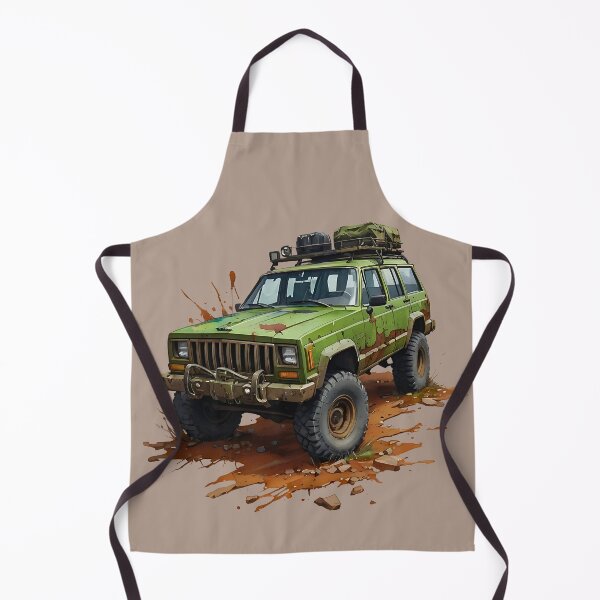 Item preview, OffRoad Adventure SUV truck 4x4 retro vintage design designed and sold by BorgSpareParts.