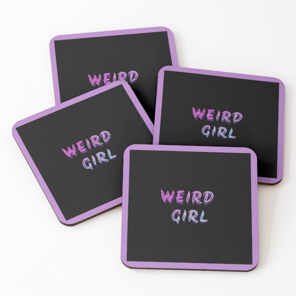 Item preview, Funky Neon 'Weird Girl' Typography Design designed and sold by Collision19.
