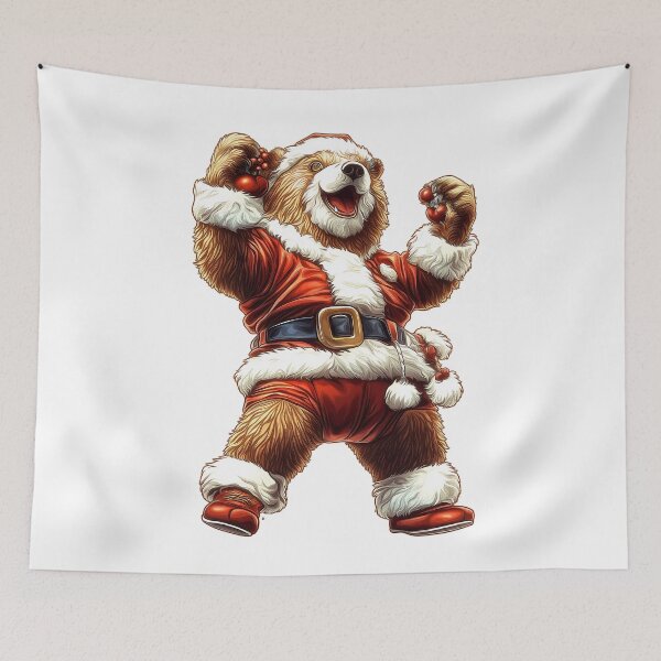 Item preview, Excited Christmas Bear designed and sold by BukkyStory.