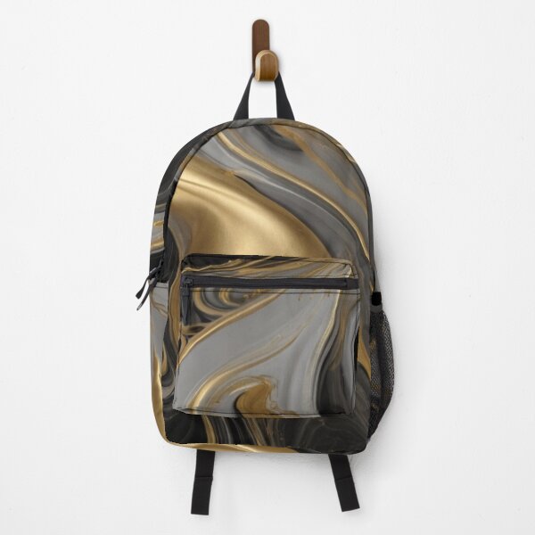 Item preview, Luxurious grey and silver and gold smoke swirling and glowing on a pitch-black background designed and sold by arjad3n.