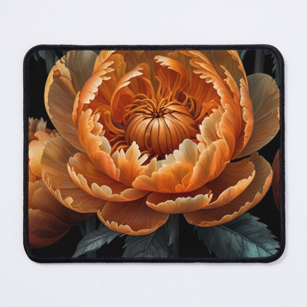 Item preview, A translucent orange peony flower made of plastic material designed and sold by arjad3n.