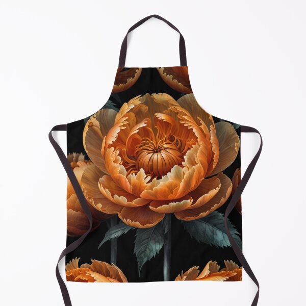 Item preview, A translucent orange peony flower made of plastic material designed and sold by arjad3n.