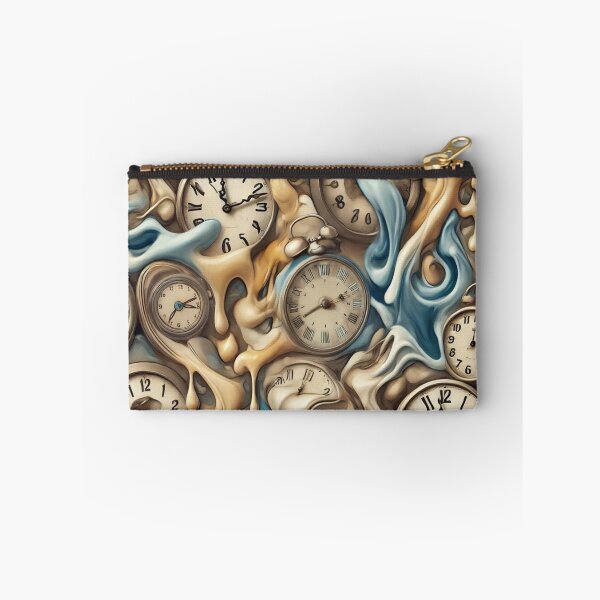 Item preview, Seamless Melting Clock Pattern Inspired by Salvador Dalí's "The Persistence of Memory" designed and sold by KittyKatto.