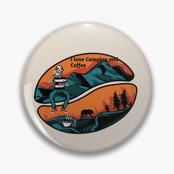 Item preview, I love Camping and Coffee Funny quote for camping and coffee lovers  designed and sold by SYSBB.