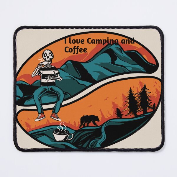 Item preview, I love Camping and Coffee Funny quote for camping and coffee lovers designed and sold by SYSBB.