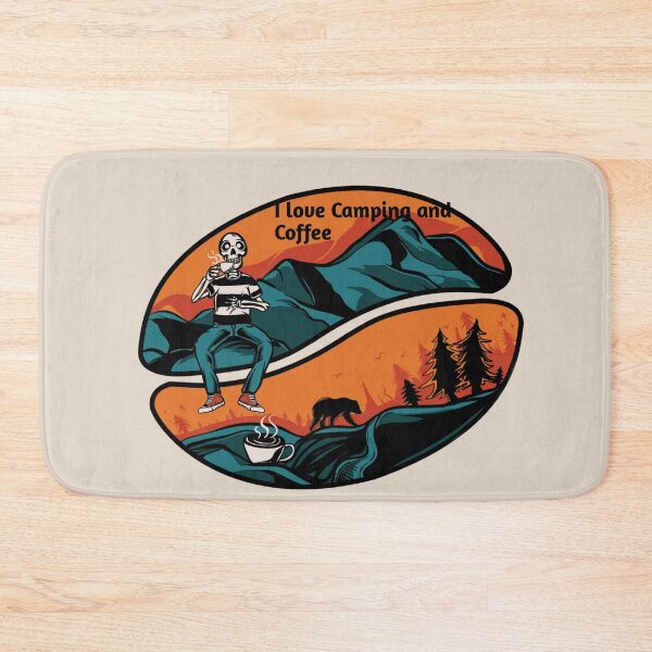 Item preview, I love Camping and Coffee Funny quote for camping and coffee lovers  designed and sold by SYSBB.