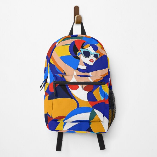 Item preview, Abstract Woman. Geometric Muse: Vibrant Art designed and sold by Shoot-The-Moon.