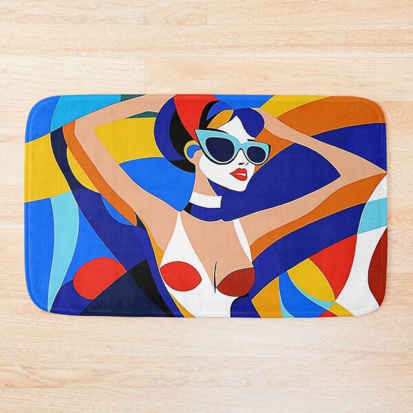 Item preview, Abstract Woman. Geometric Muse: Vibrant Art designed and sold by Shoot-The-Moon.