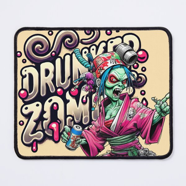 Item preview, drunken ZOMBIE designed and sold by aliraweb.