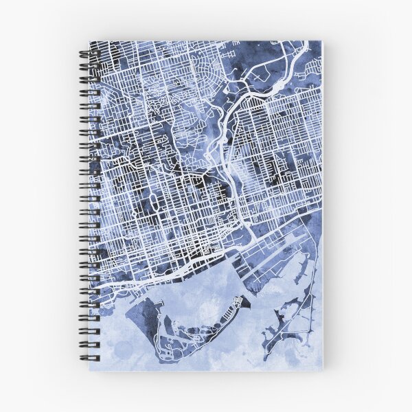 Item preview, Toronto Street Map designed and sold by ArtPrints.