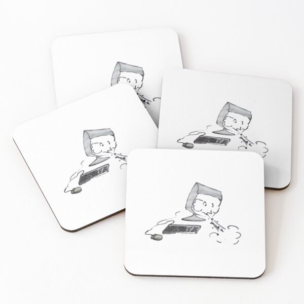 Item preview, Retro PC Caricature - Real Drawing designed and sold by ValkArts.