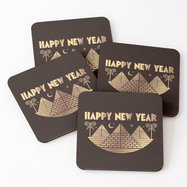 Item preview,  HAPPY NEW YEAR- EGYPTIAN PYRAMIDS - ANCIENT EGYPT designed and sold by Gihan-Design.