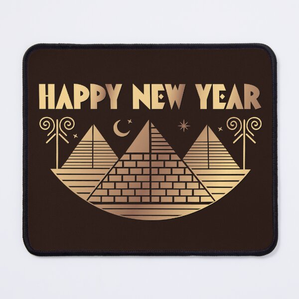 Item preview, HAPPY NEW YEAR- EGYPTIAN PYRAMIDS - ANCIENT EGYPT designed and sold by Gihan-Design.