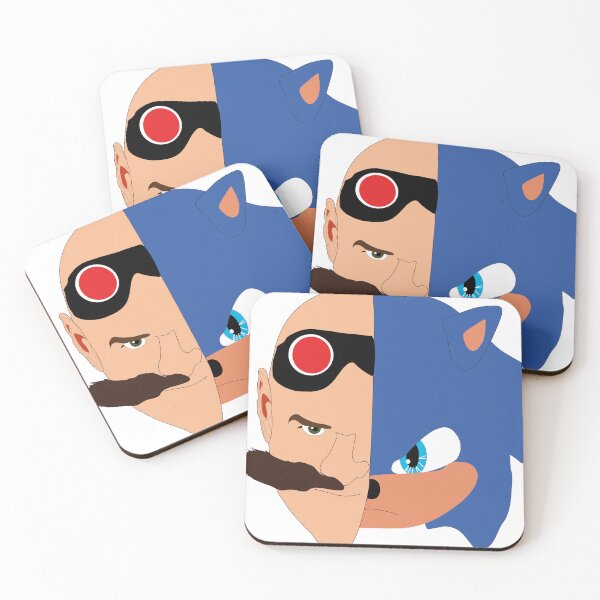 Item preview, Sonic and Eggman face designed and sold by CreativityFPS.