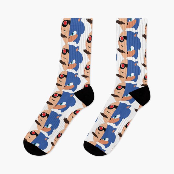 Item preview, Sonic and Eggman face designed and sold by CreativityFPS.