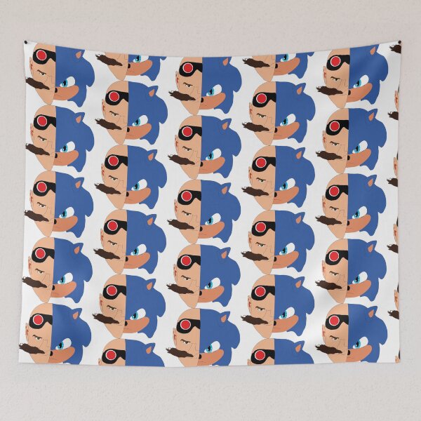Item preview, Sonic and Eggman face designed and sold by CreativityFPS.