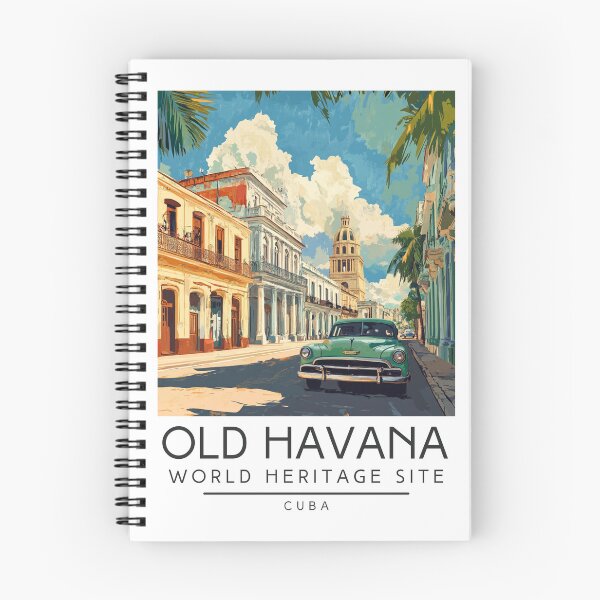 Item preview, A Vintage Travel Poster of Old Havana - Cuba  designed and sold by GoodOldVintage.