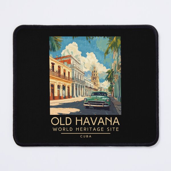 Item preview, A Vintage Travel Poster of Old Havana - Cuba designed and sold by GoodOldVintage.