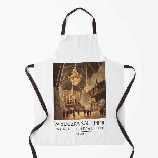 Item preview, A Vintage Travel Poster of Wieliczka Salt Mine - Poland designed and sold by GoodOldVintage.