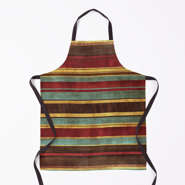 Item preview, Epic Moroccan Style Tradition Carpet Pattern Gilded Stripes designed and sold by GrinGalore.