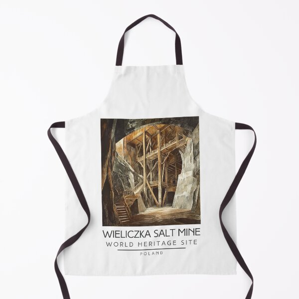 Item preview, A Vintage Travel Poster of Wieliczka Salt Mine - Poland designed and sold by GoodOldVintage.