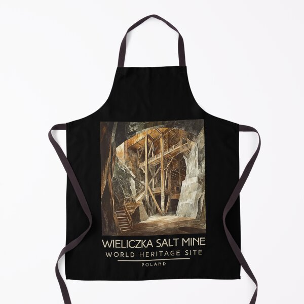 Item preview, A Vintage Travel Poster of Wieliczka Salt Mine - Poland designed and sold by GoodOldVintage.