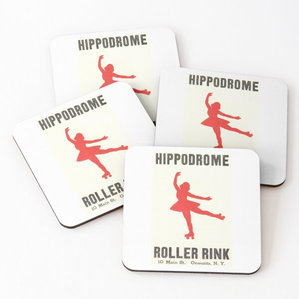 Item preview, Hippodrome Roller Rink Oneonta New York Roller Skating Rink Sticker Decal Label designed and sold by tislord.