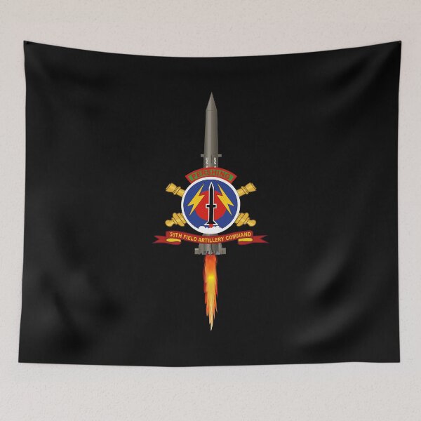 Item preview, Army - 56th Field Artillery Command - SSI w Br - Ribbon w Pershing - Firing designed and sold by Military Insignia Products.