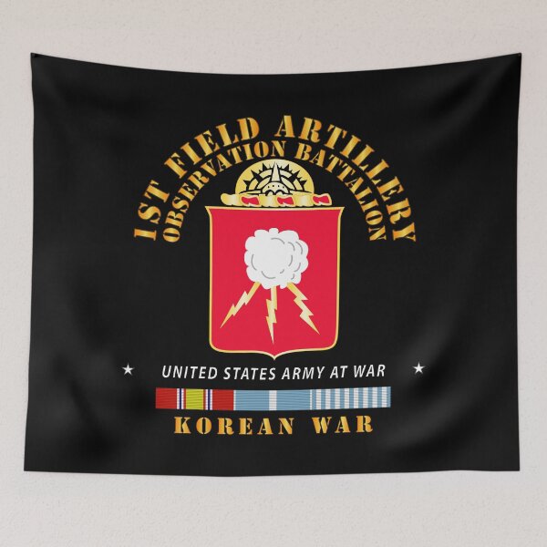 Item preview, 1st Field Artillery Observation Battalion - Korean War w KOR SVC X 300 designed and sold by Military Insignia Products.