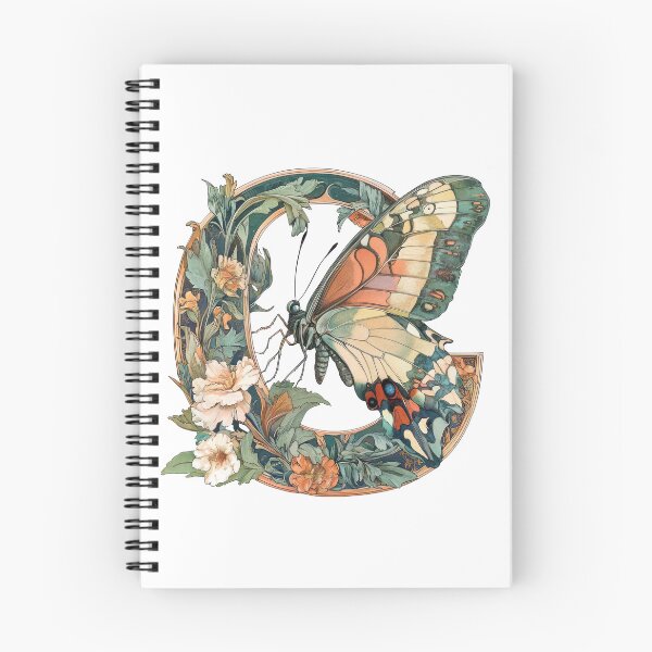Item preview, Butterfly and Floral Art Nouveau Design designed and sold by FlyingDreamsArt.