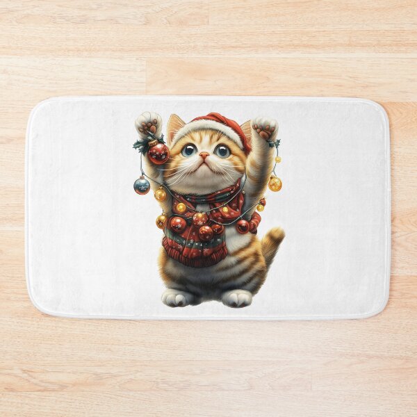 Item preview, Joyful Kitten for the Holidays	 designed and sold by BukkyStory.