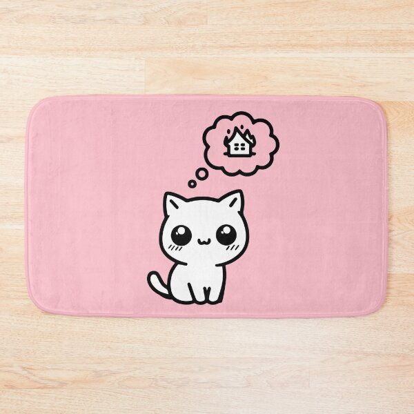 Item preview, Little Cat Imagines a Burning House designed and sold by HipsterAnimals.
