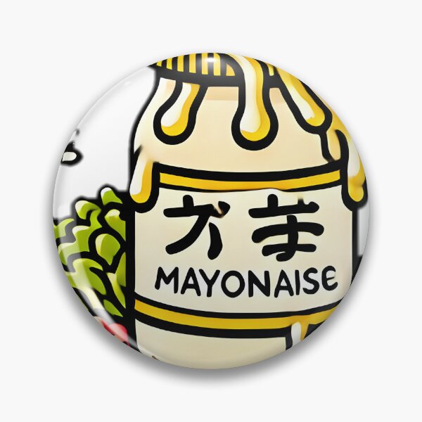 Item preview, japanese mayonnaise design sticker  designed and sold by NCNGDESIGN.
