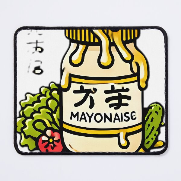 Item preview, japanese mayonnaise design sticker designed and sold by NCNGDESIGN.
