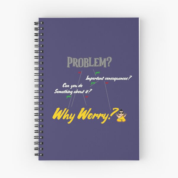 Item preview, Why worry? Chill, no stress and no worries, every problem has its solution designed and sold by Fanaticos.
