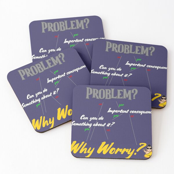 Item preview, Why worry? Chill, no stress and no worries, every problem has its solution designed and sold by Fanaticos.