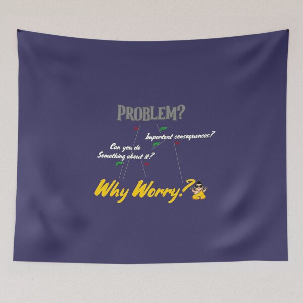 Item preview, Why worry? Chill, no stress and no worries, every problem has its solution designed and sold by Fanaticos.