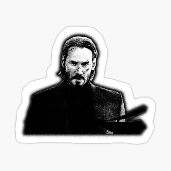 Item preview, John Wick Photocopy Sticker designed and sold by Tinta-no-Ronin.