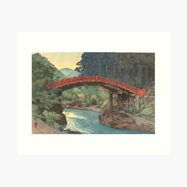 Item preview, Sacred Bridge in Nikko Hiroshi Yoshida Hanga Art designed and sold by Martstore.