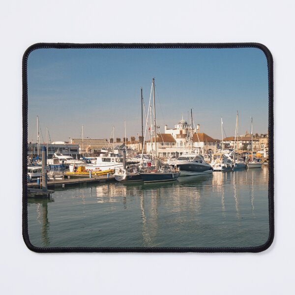 Item preview, Boats in Lowestoft harbour at dawn designed and sold by yackers1.