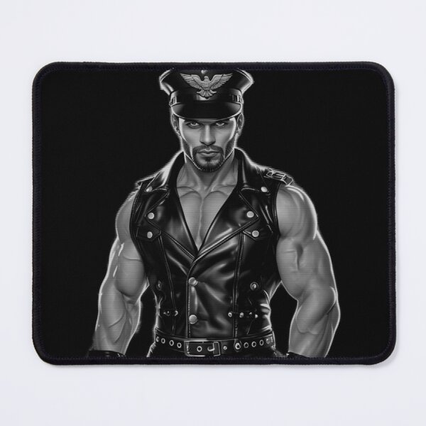 Item preview, Gay Leather Pride Hard Lines Military Daddy Leder Pride Graphic Design designed and sold by ItsAKinkThing.
